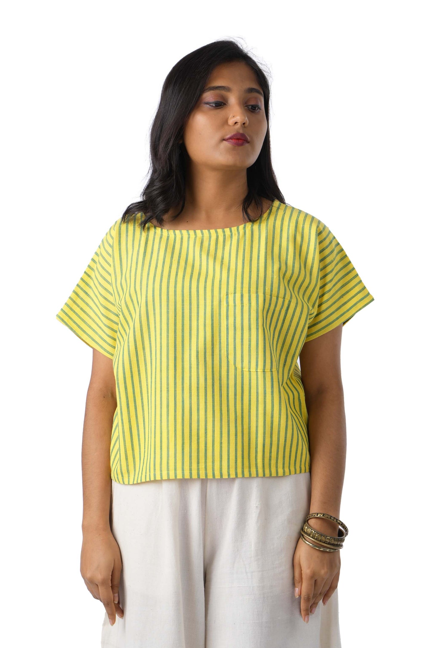 Green Stripes With Pocket
