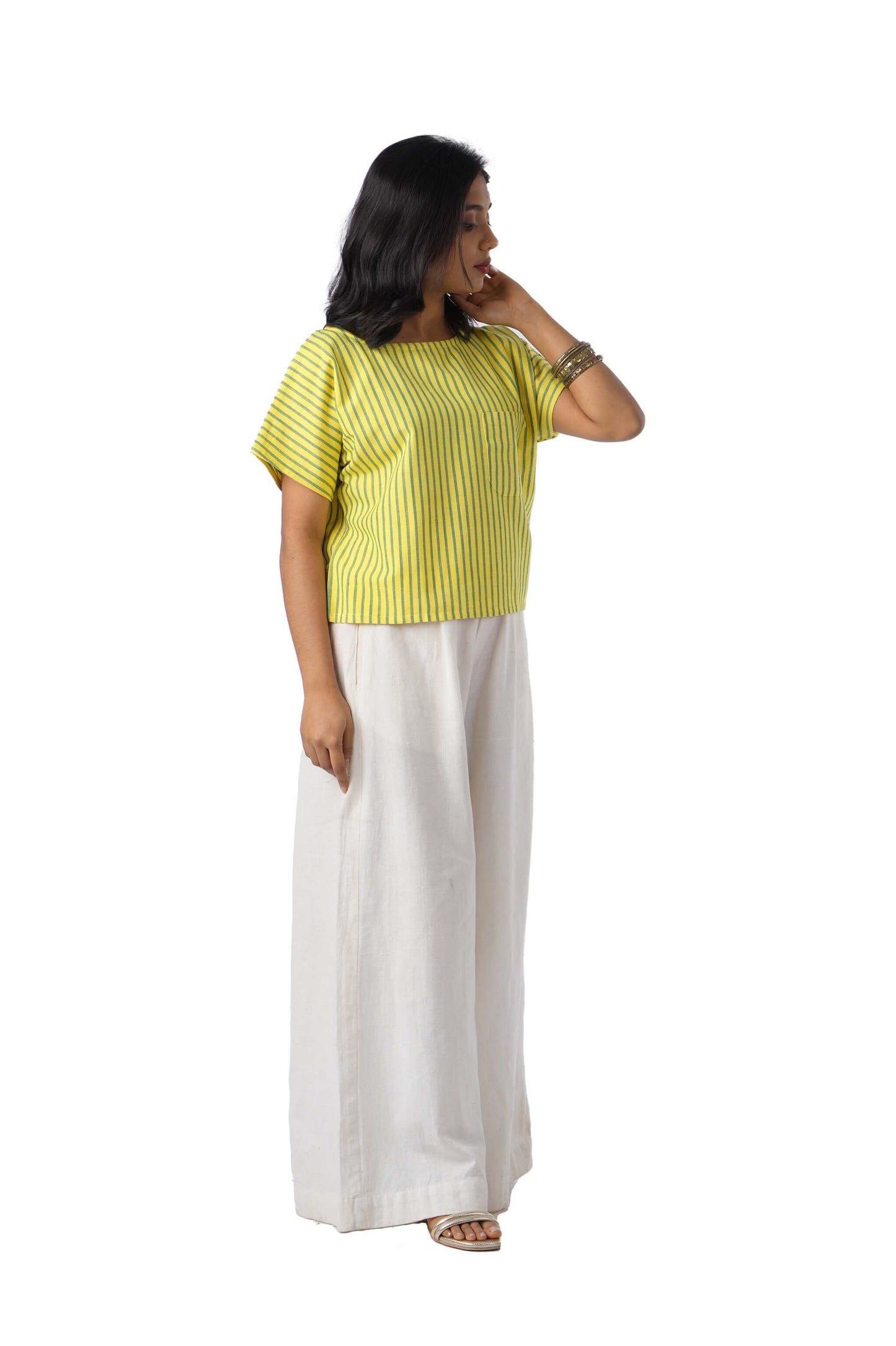 Green Stripes With Pocket