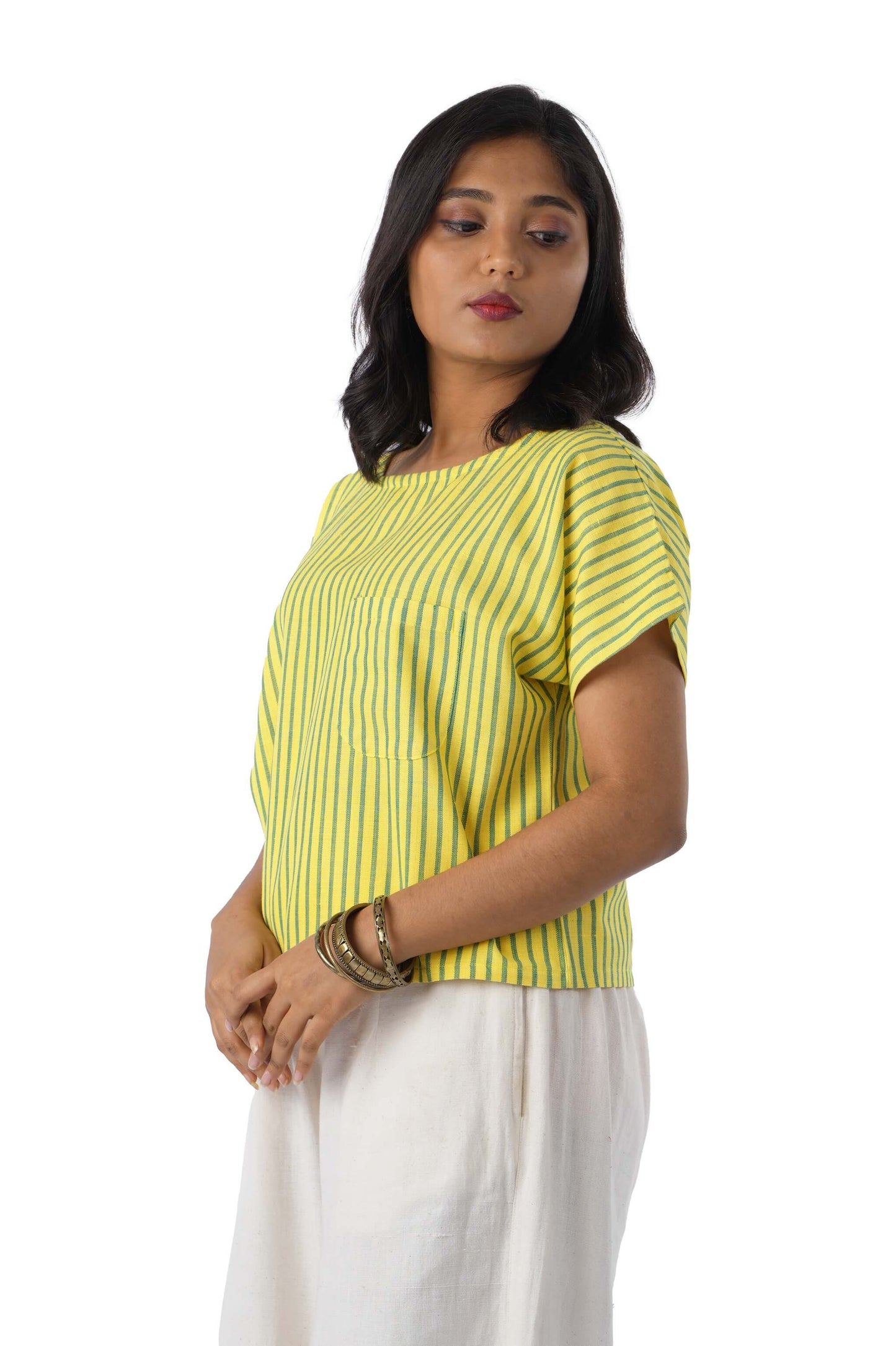 Green Stripes With Pocket