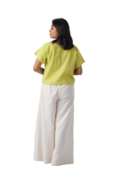 Green Stripes With Pocket