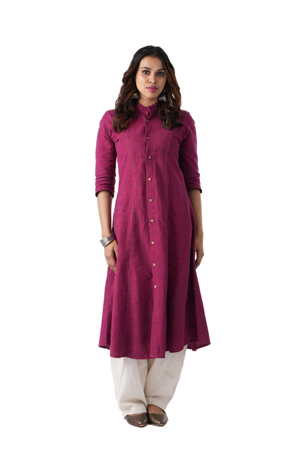 Princess line kurta with Embroidery