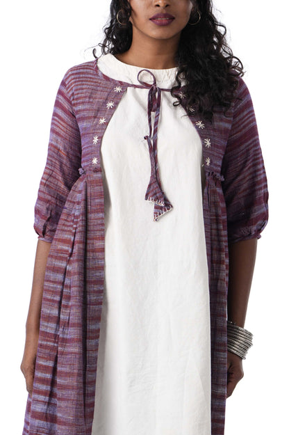 Purple Cape with tie