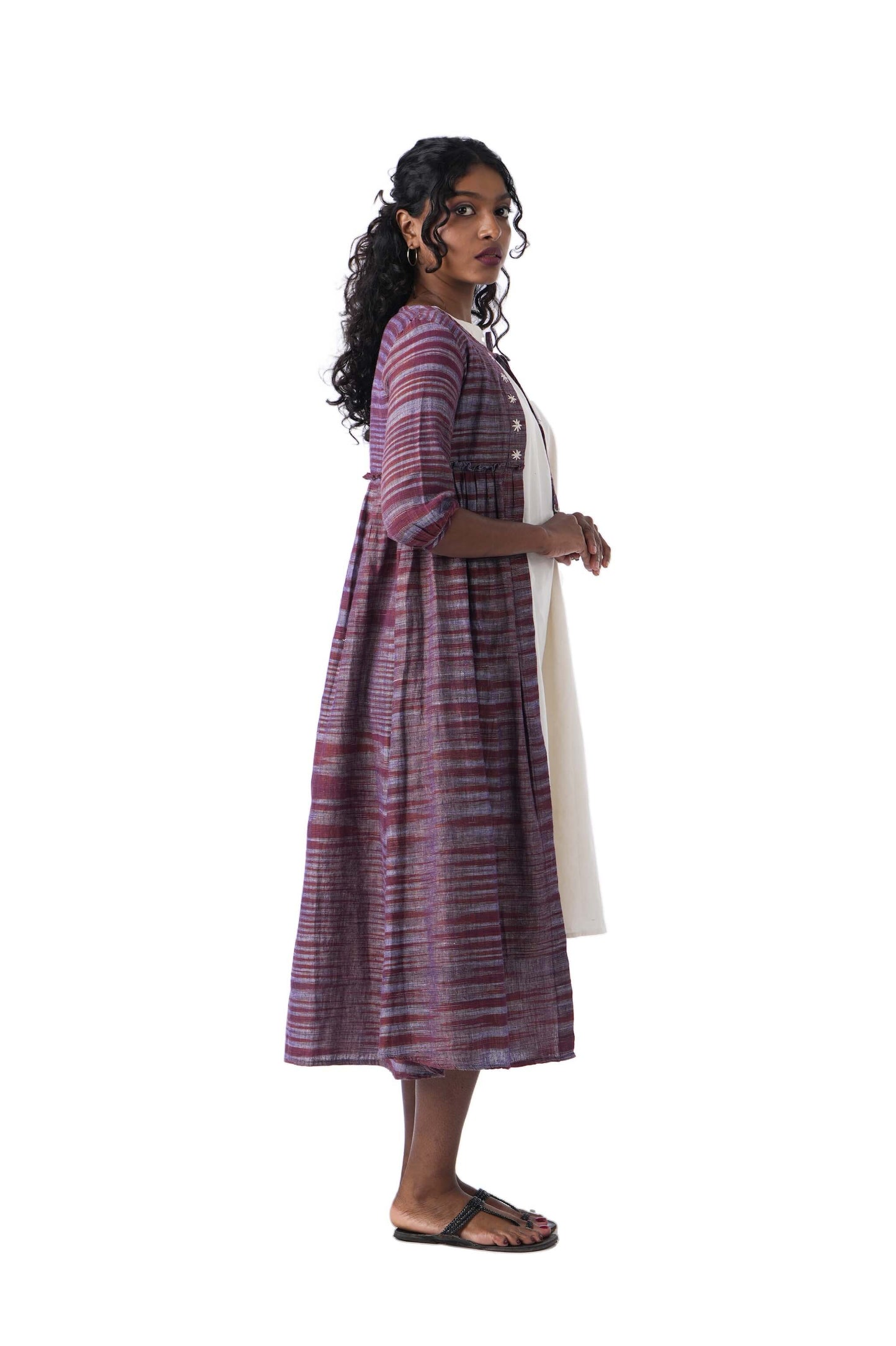 Purple Cape with tie