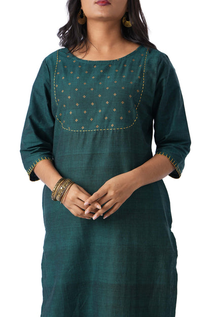 Printed Yoke Kurta