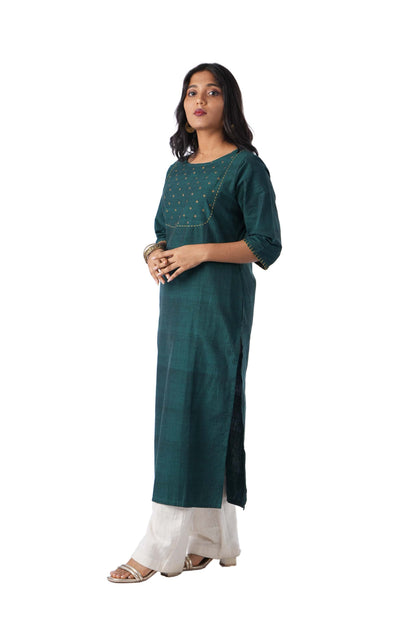 Printed Yoke Kurta