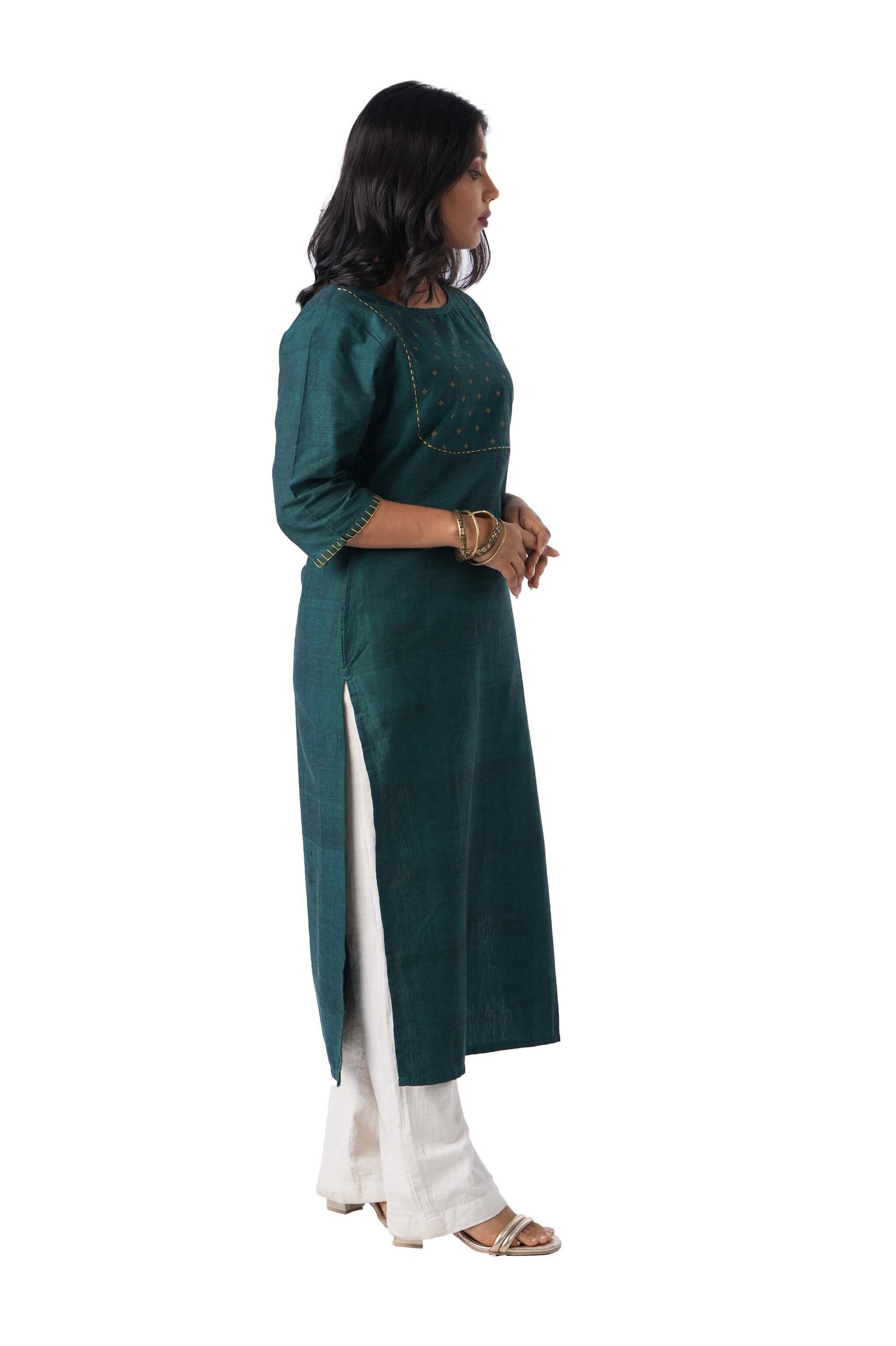 Printed Yoke Kurta