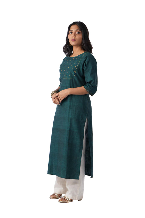 Printed Yoke Kurta