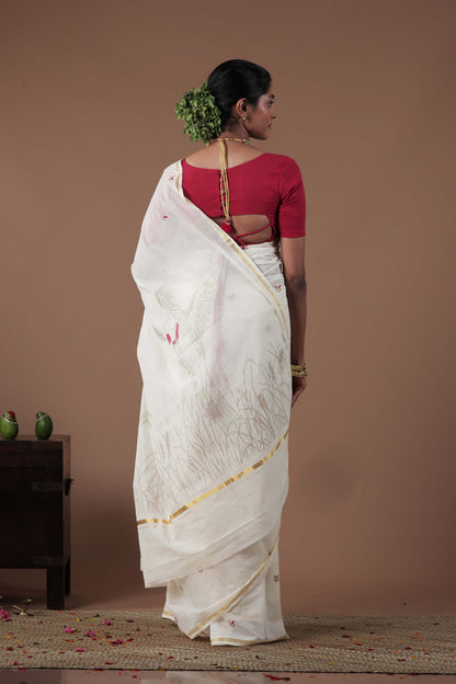 Ponkathir saree